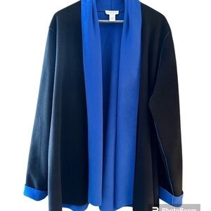 CLEARANCE EUC Susan Graver Reversible Fleece, XL